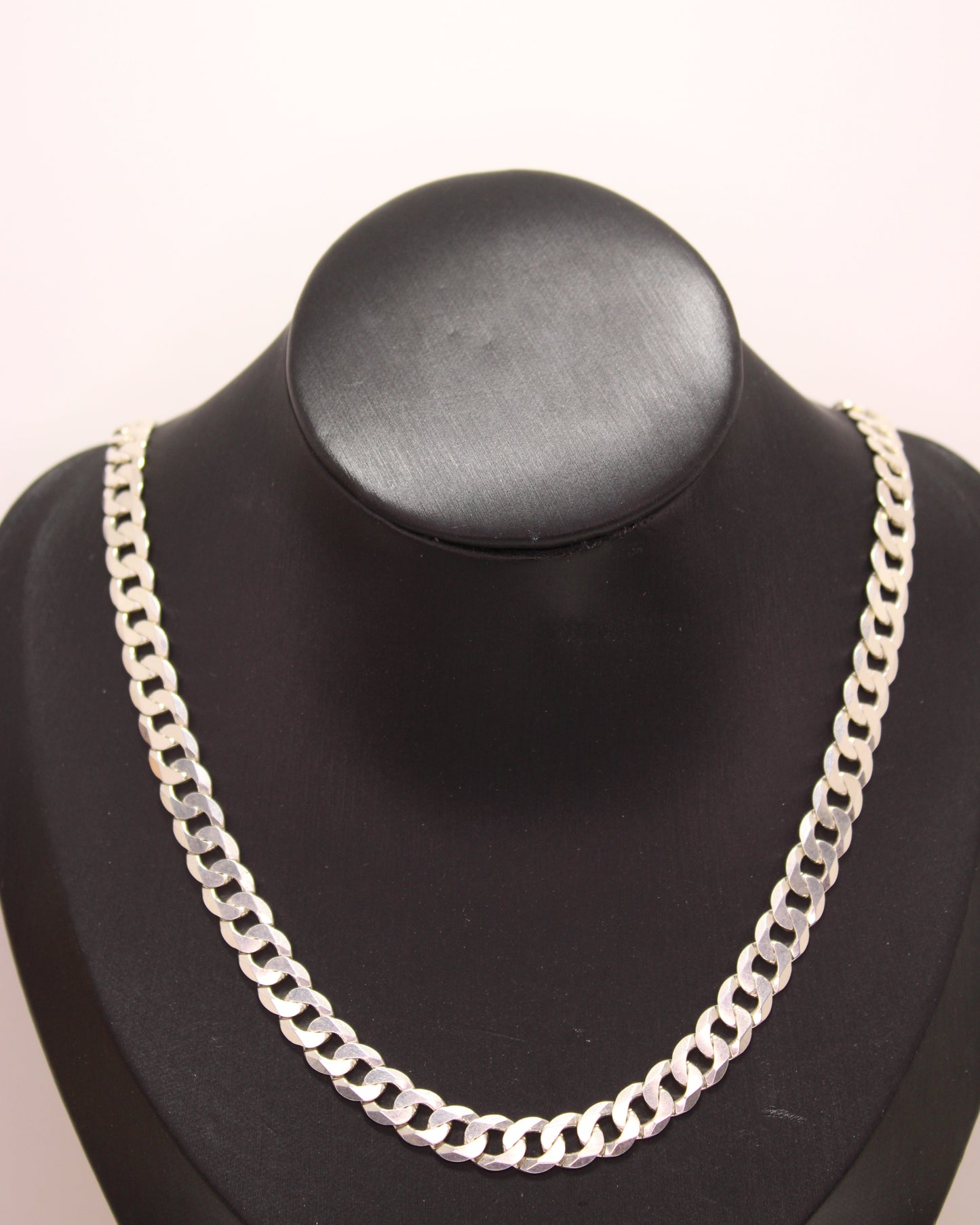24" Cuban Chain Shiny Silver 925