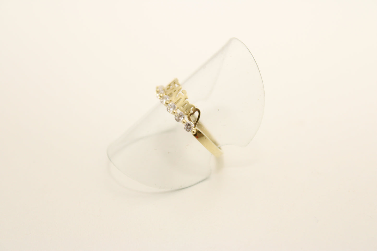 10K - 15th Birthday Ring: Elegance and Tradition in Sparkling Gold