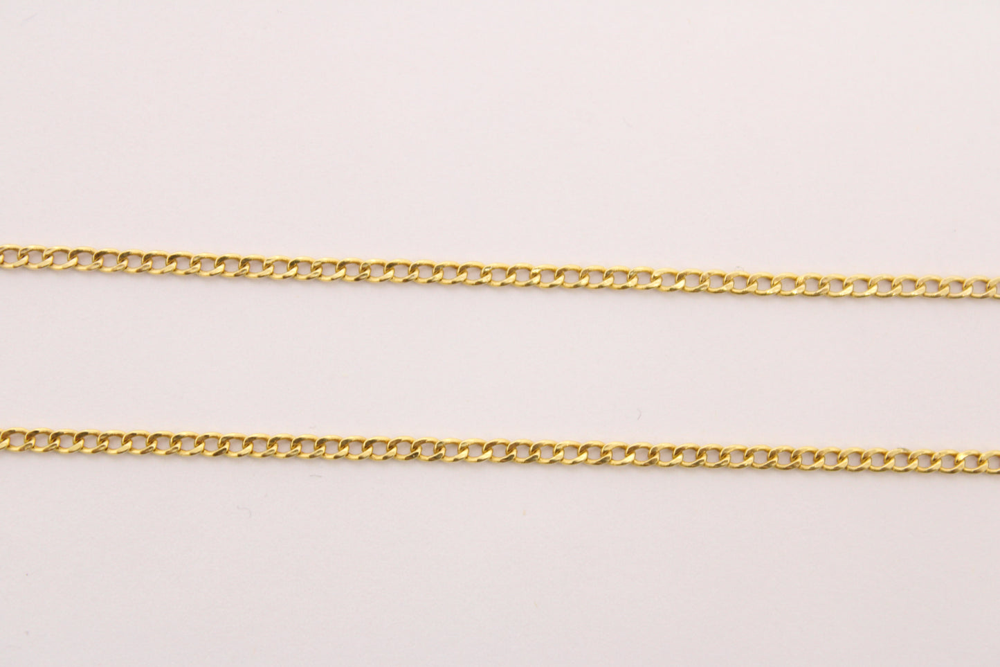 16" - 14K Gold Thin Cuban Link Chain