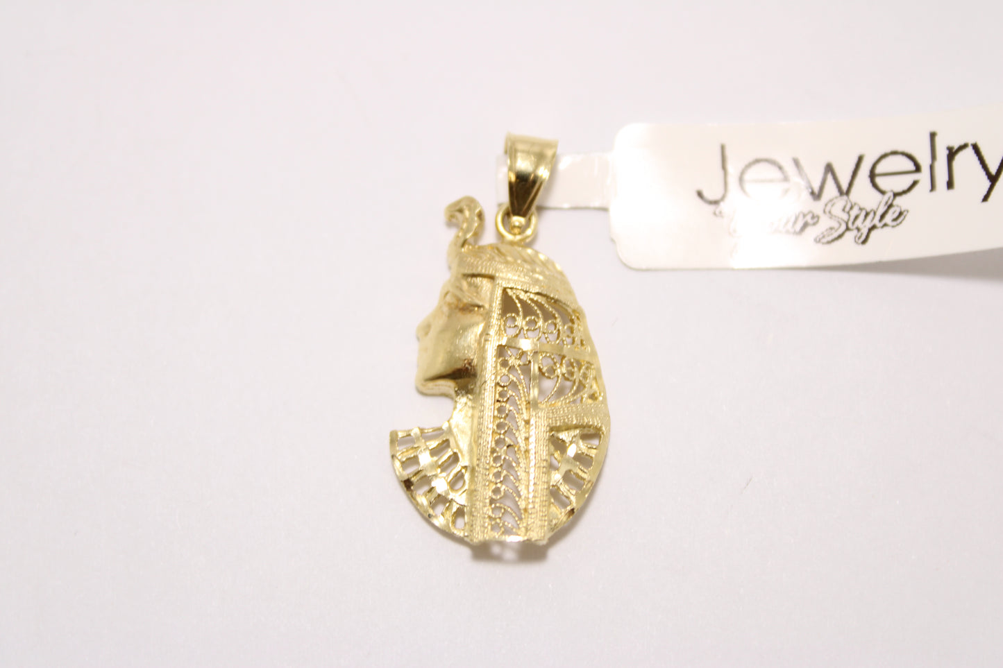 14K Gold Nefertiti Pendant