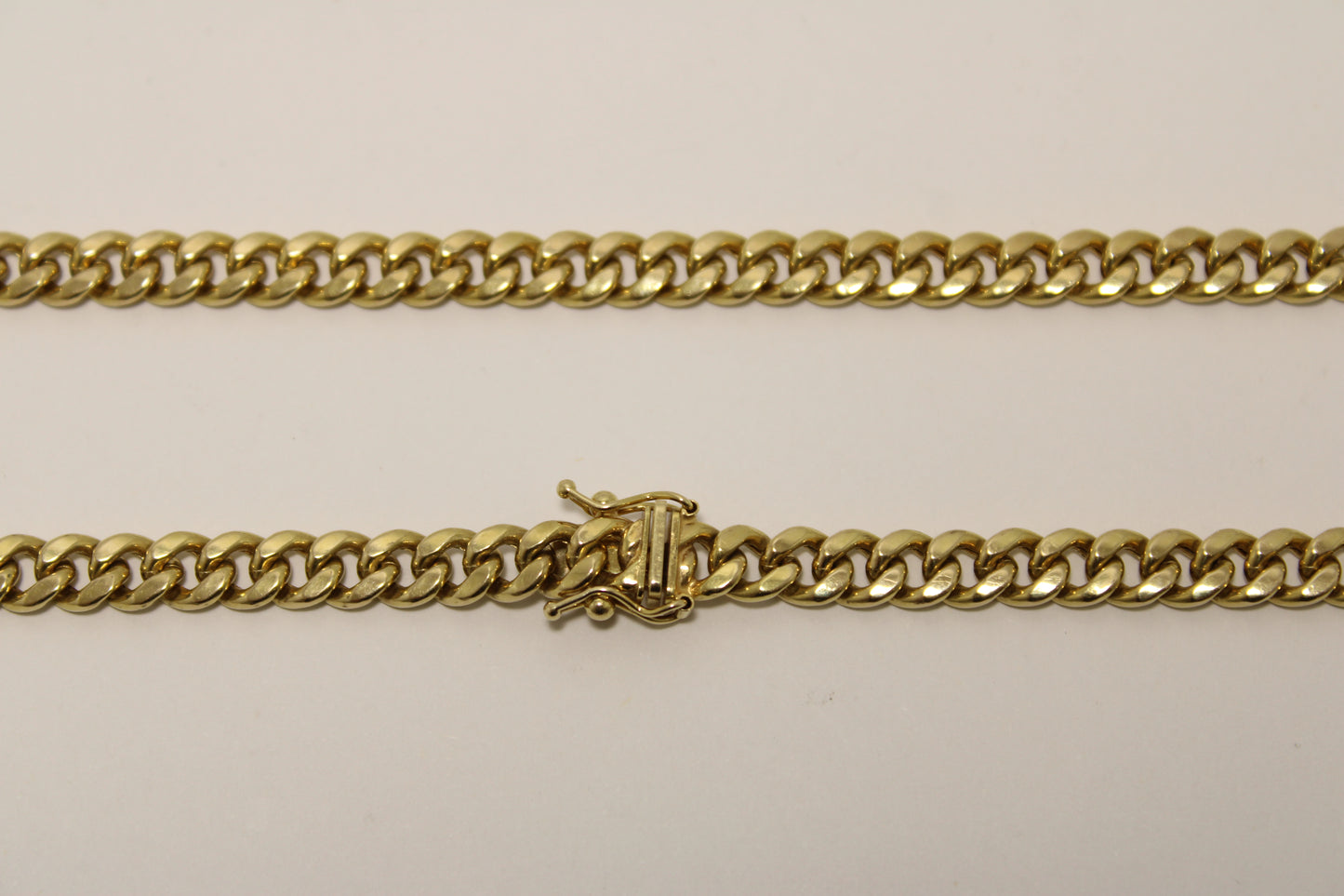 14K Hollow Cuban Link Chain – 18”