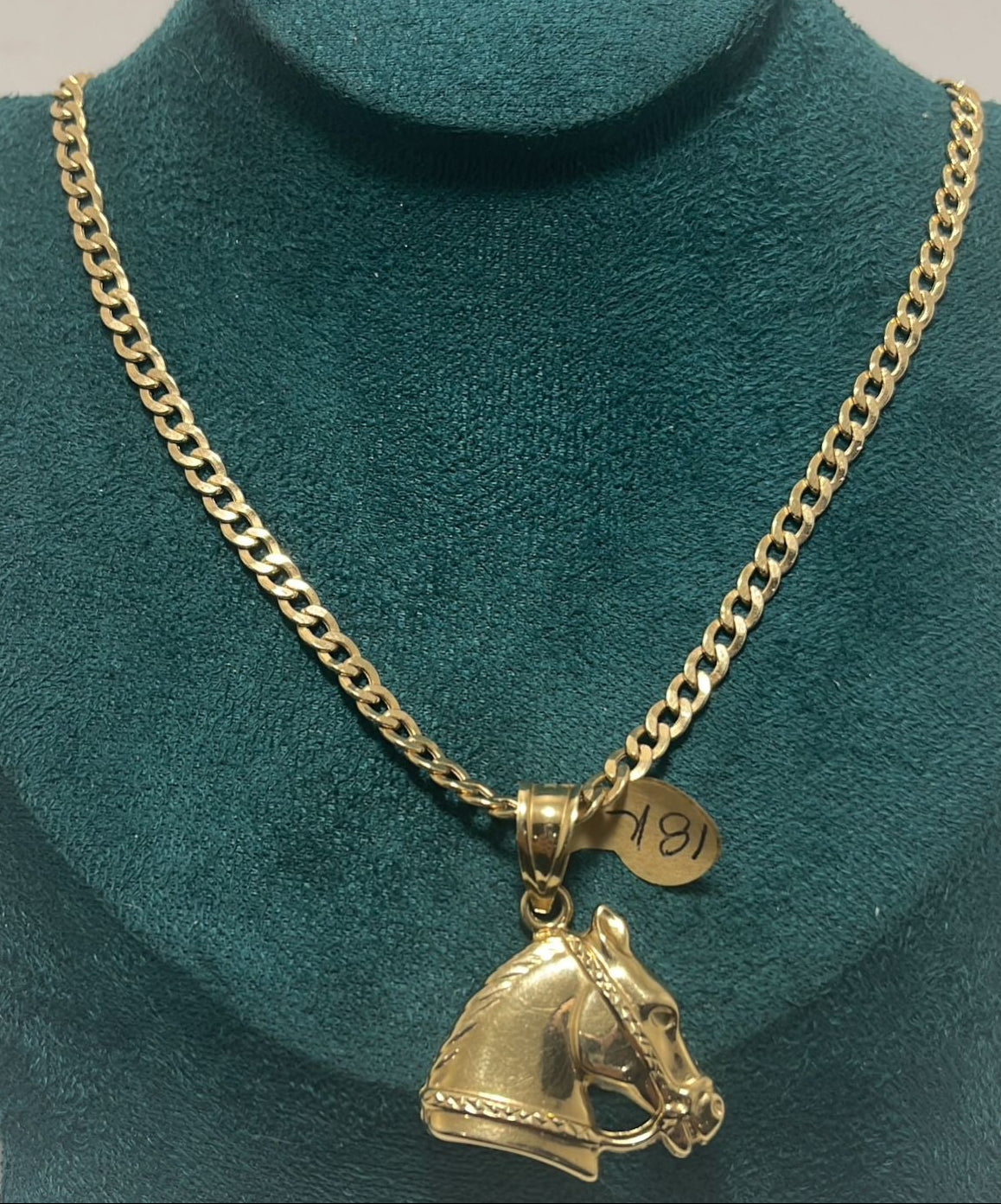 Cuban Link Style Gold Chain 18K