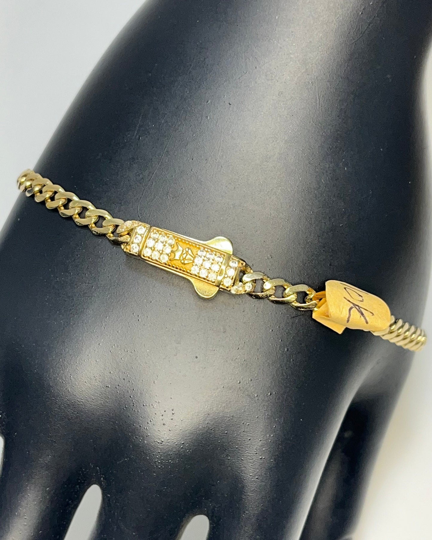 Miami Cuban Box Bracelet 14K Gold