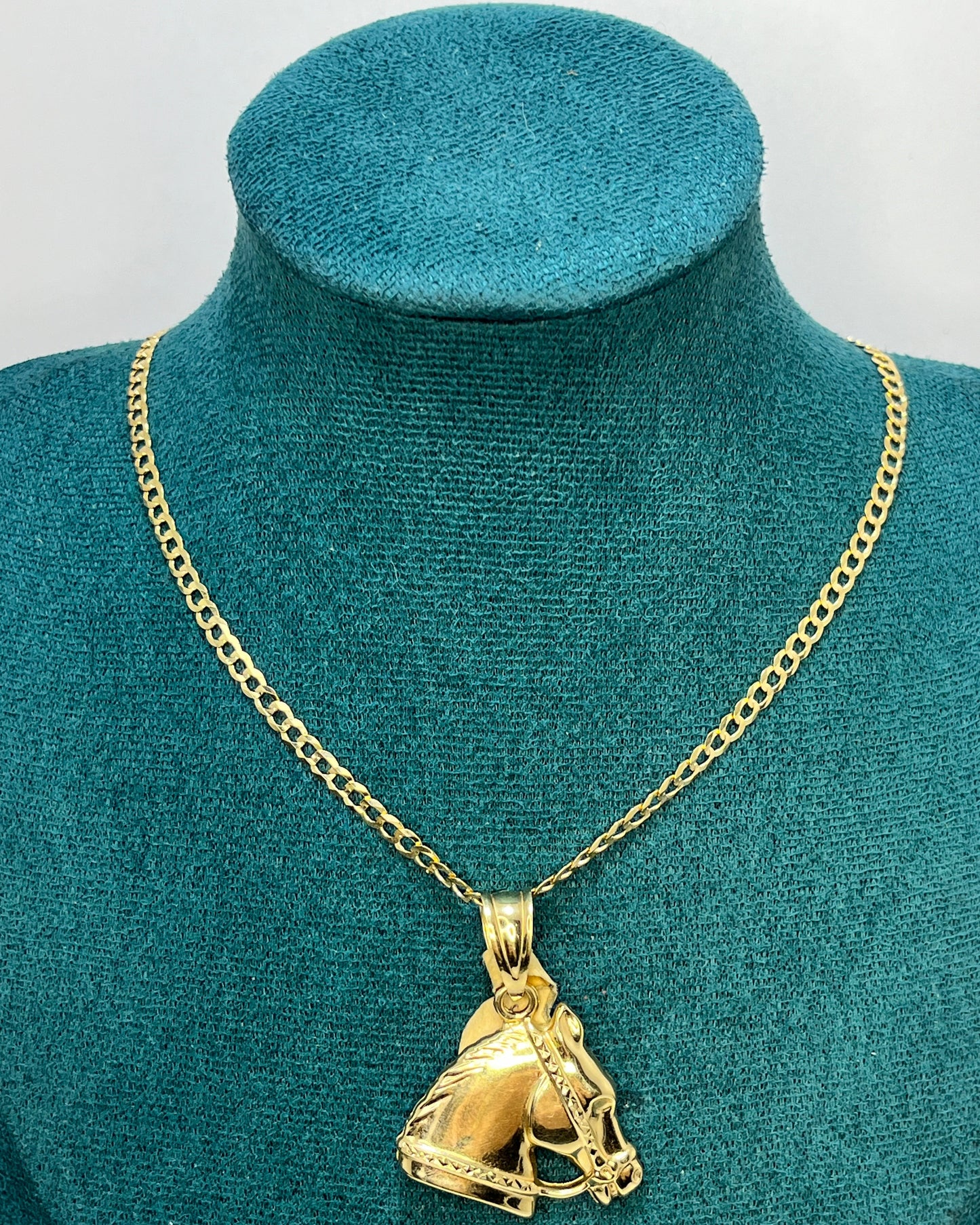 Colgante Cabeza Caballo Oro 18K