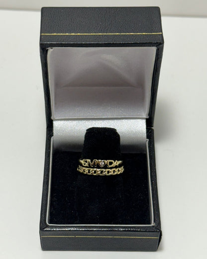 Moda Anillo Ajustable Cover Gold