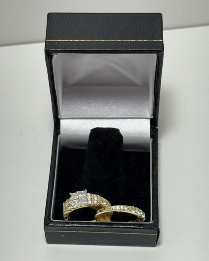 Princesa Tenis CC Anillo Apilable Cover Gold