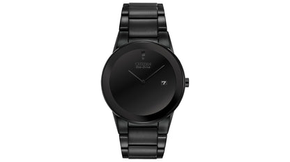 Men's Eco-Drive Axiom Black Ion-Plated Watch 40mm