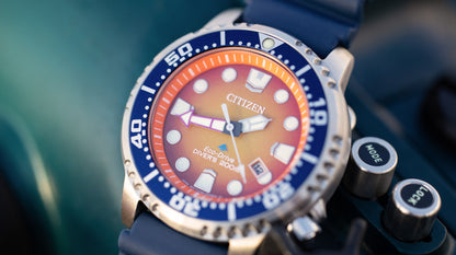 Eco-Drive Men's Promaster Blue Strap Watch 44mm