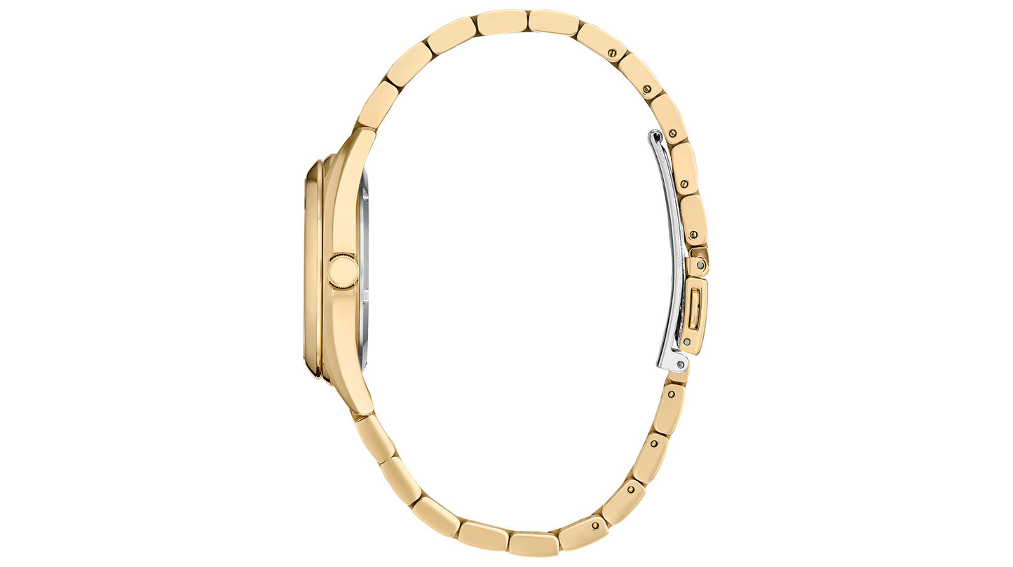 Eco-Drive Women's Sport Luxury Diamond Accent Gold-Tone  Watch 33mm