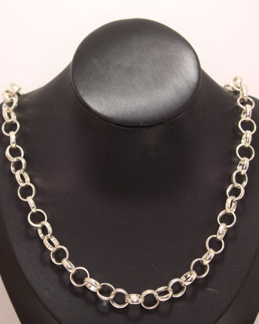 20" Premium Wide Silver 925 Rolo Chain