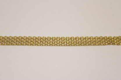 14K Gold Chinese Embroidery Bracelet – Art, Tradition, and Golden Elegance