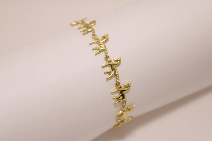14K Gold Horse Bracelet – Strength, Freedom, and Timeless Style