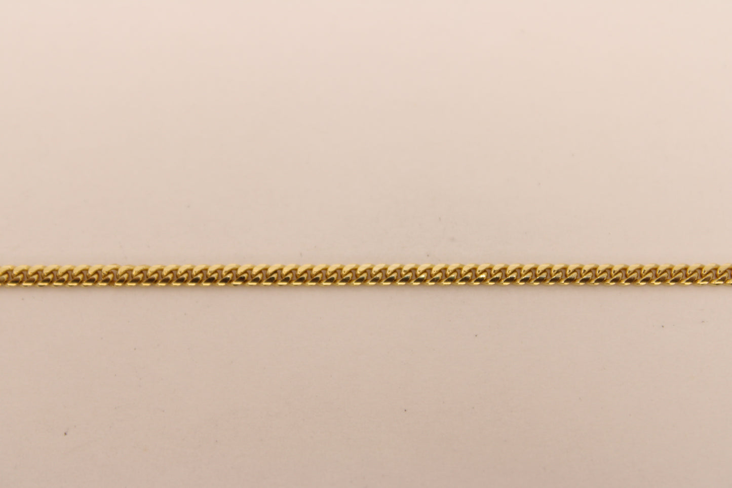 7" 18K Gold Cuban Link Bracelet