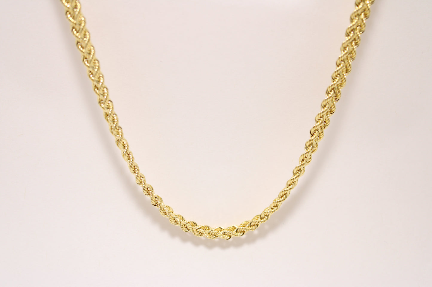 14K Gold Double Rope Chain and Bracelet Set