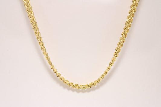 14K Gold Double Rope Chain and Bracelet Set YS00102