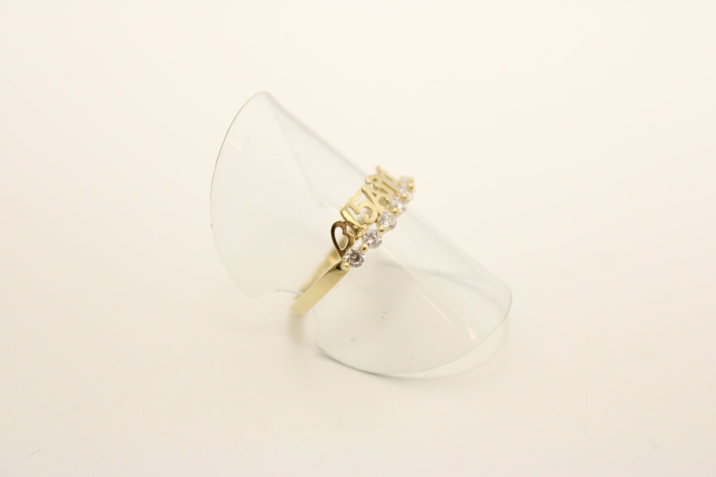 10K - 15th Birthday Ring: Elegance and Tradition in Sparkling Gold