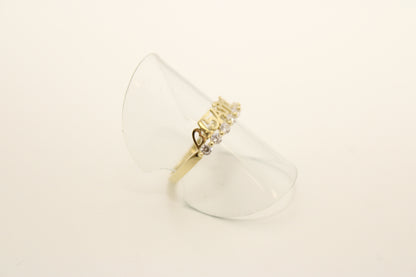 10K - 15th Birthday Ring: Elegance and Tradition in Sparkling Gold