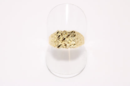 10K Gold Nugget Ring