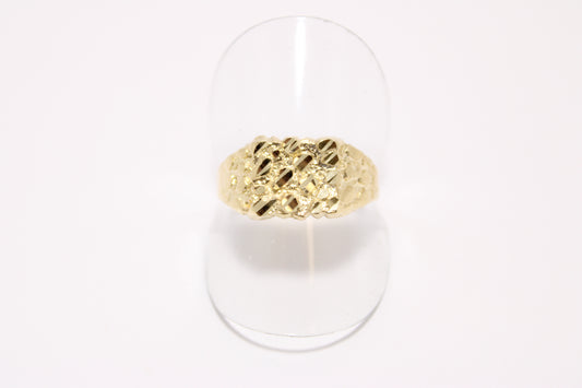 10K Gold Nugget Ring