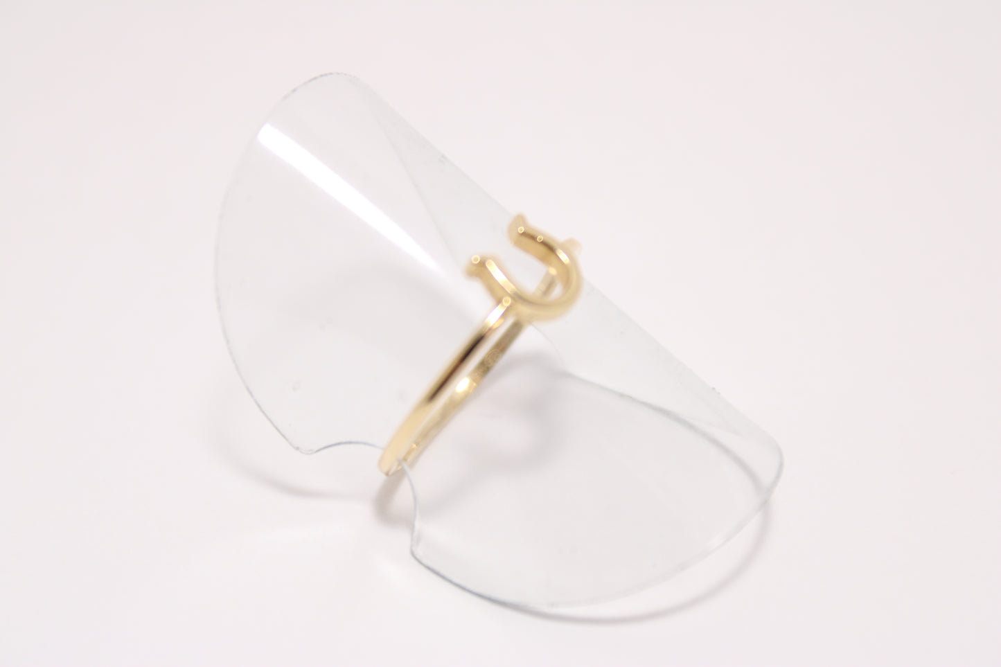 14K Gold Horseshoe Ring