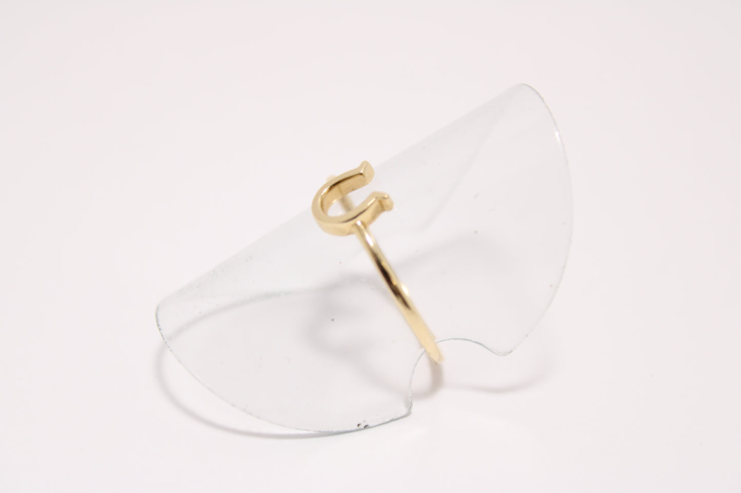 14K Gold Horseshoe Ring