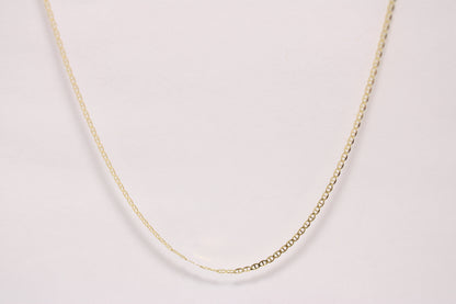 16" - 14K Gold Thin Mariner Link Chain