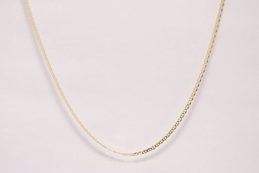16" - 14K Gold Thin Mariner Link Chain