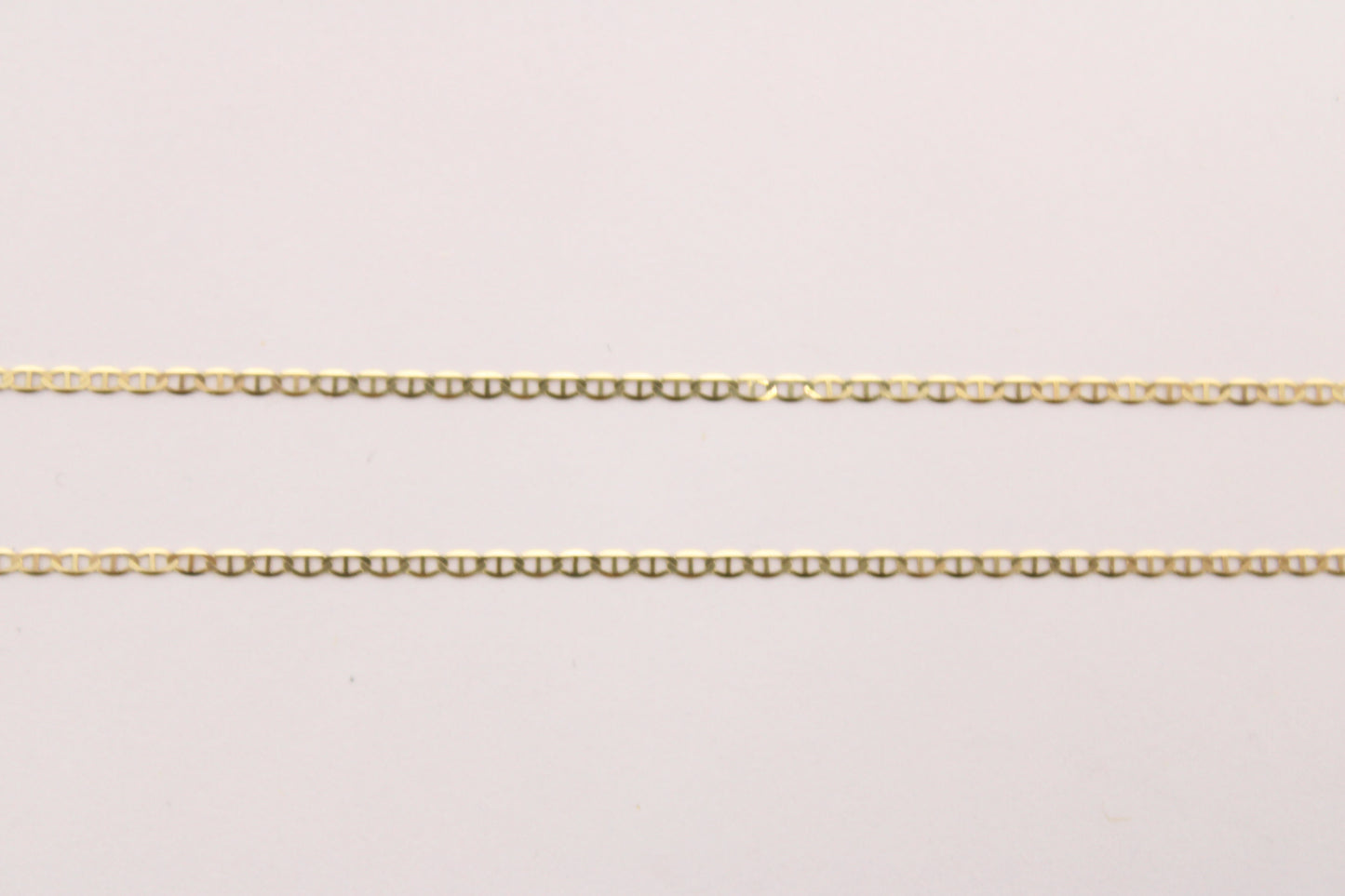 16" - 14K Gold Thin Mariner Link Chain