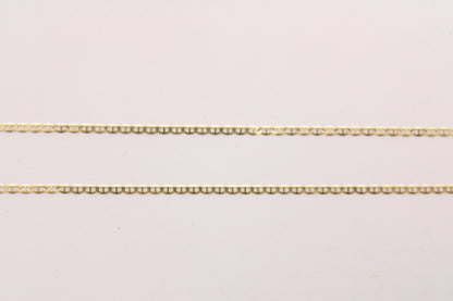 16" - 14K Gold Thin Mariner Link Chain