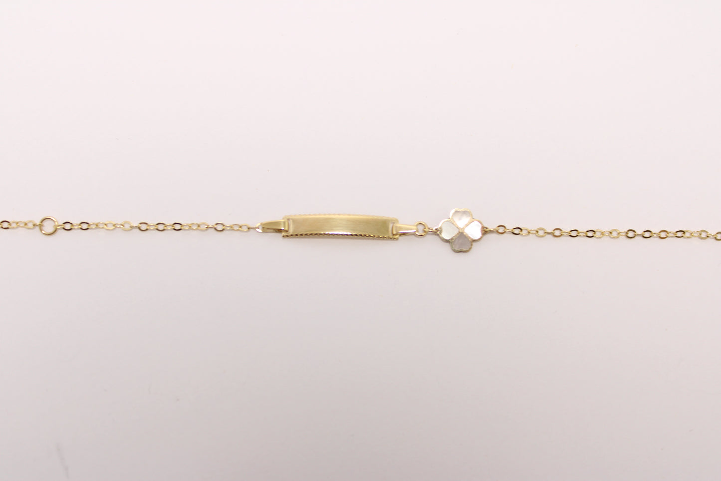 Girls’ 14K Gold Four-Leaf Clover Bracelet