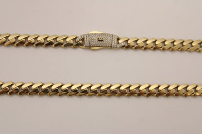 10K Cuban Link Chain – 18” with Monaco-Style Clasp