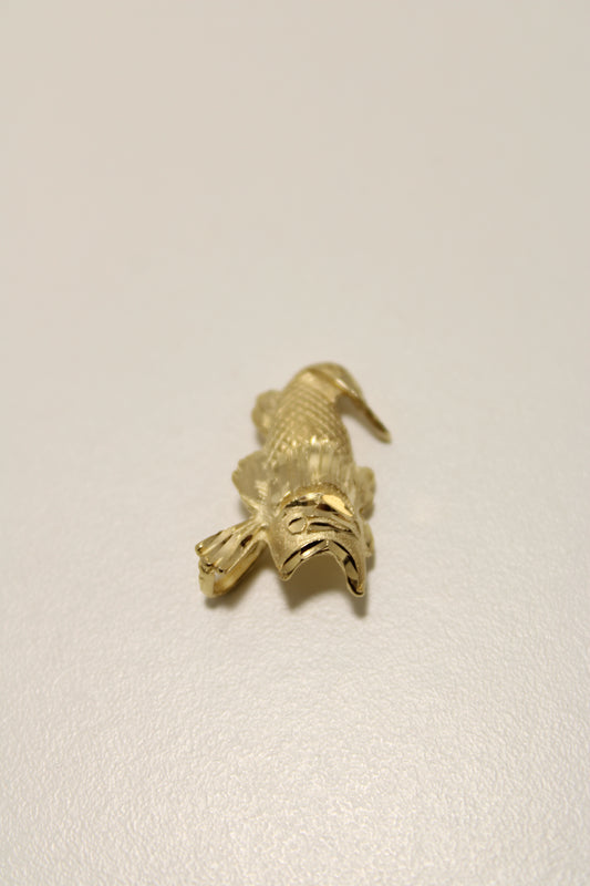 GOLD 14K FISH PENDANT