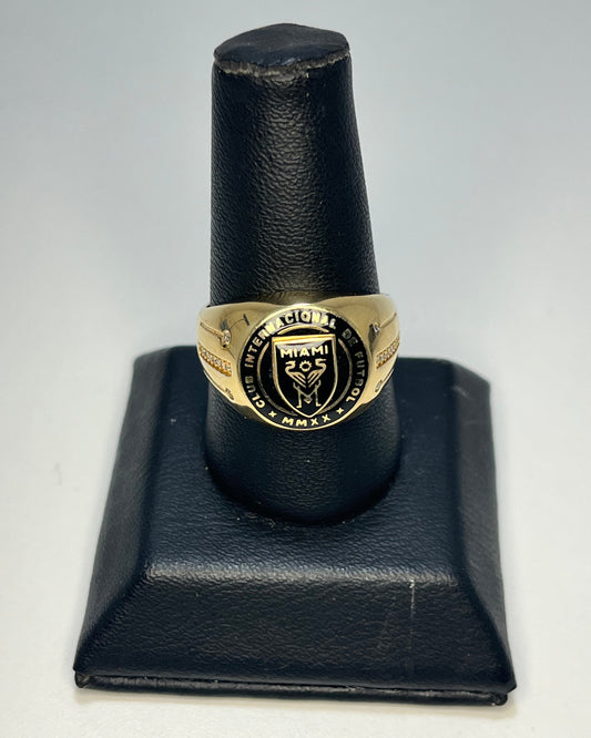 Miami Futbol Emblema Anillo Oro 14K