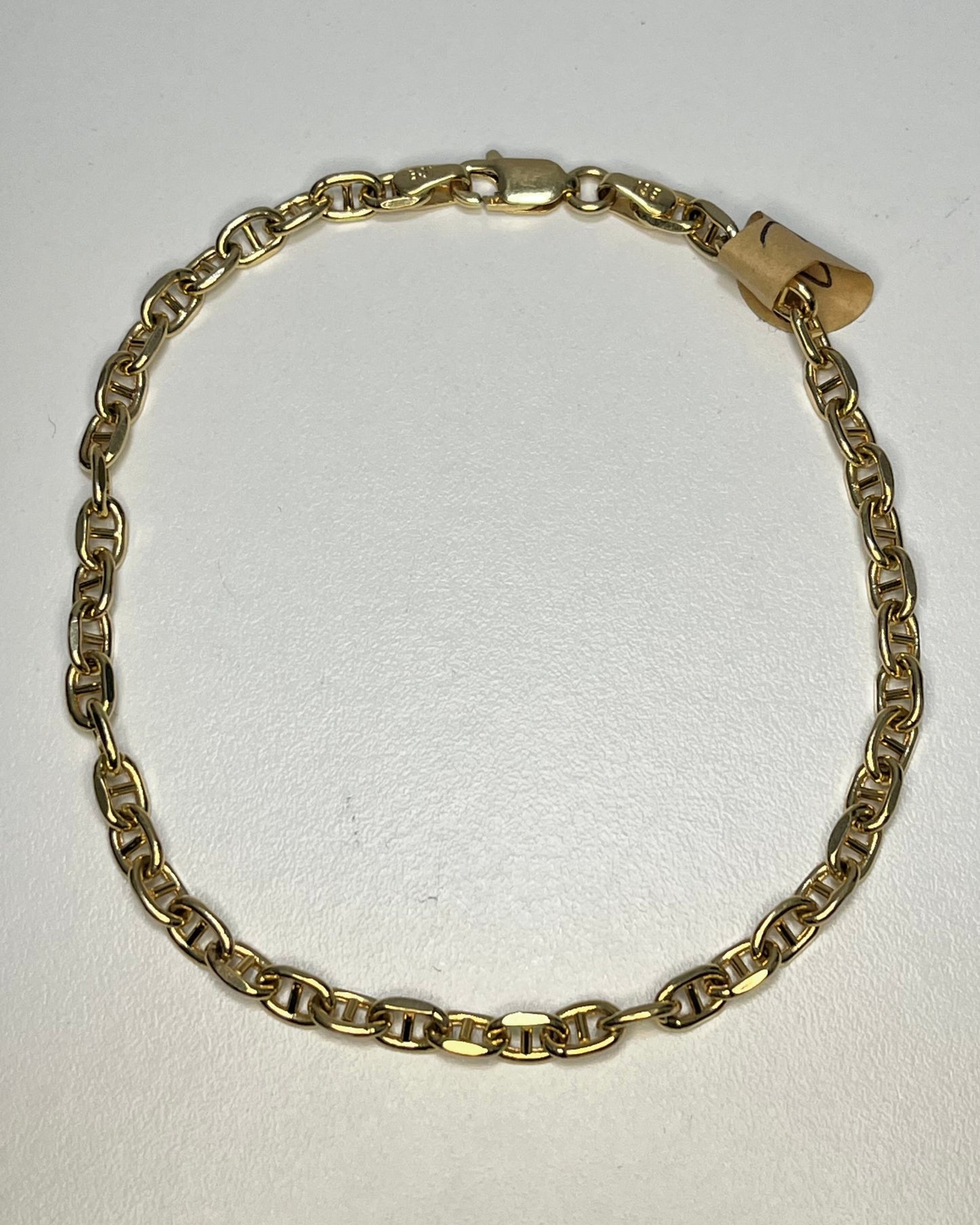 Button Link Bracelet 18K Gold