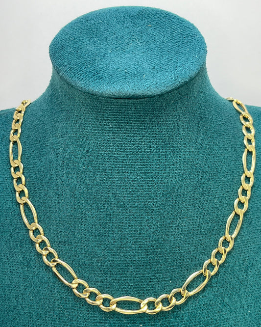 Cadena Fígaro 20" Oro 14K