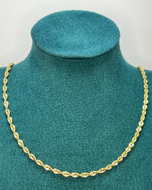 Cadena Cordón 20" Oro 14K