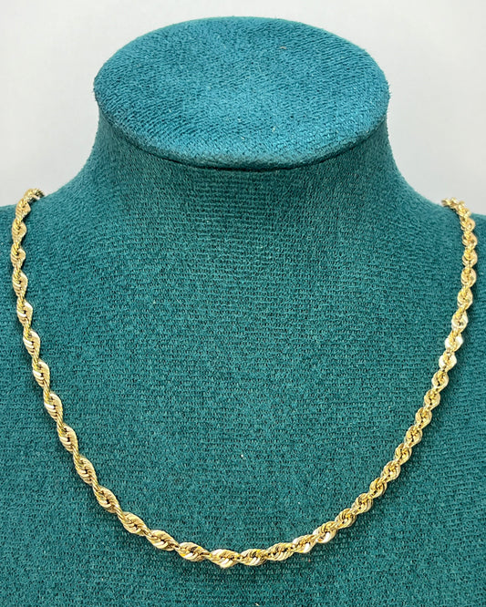 Cadena Cordón 18" Oro 10K