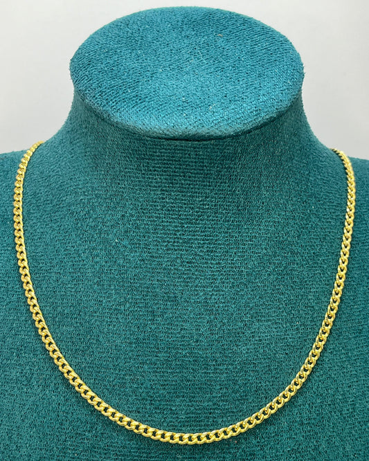 Cuban Chain 22" 10K Gold