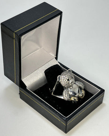 Bear Cocktail Ring Gold-Silver