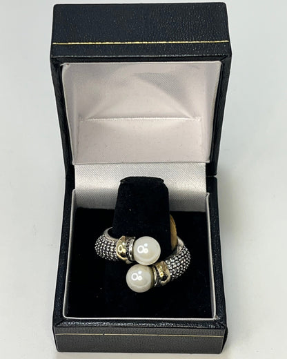 Pearl Arms Ice Ring Gold-Silver