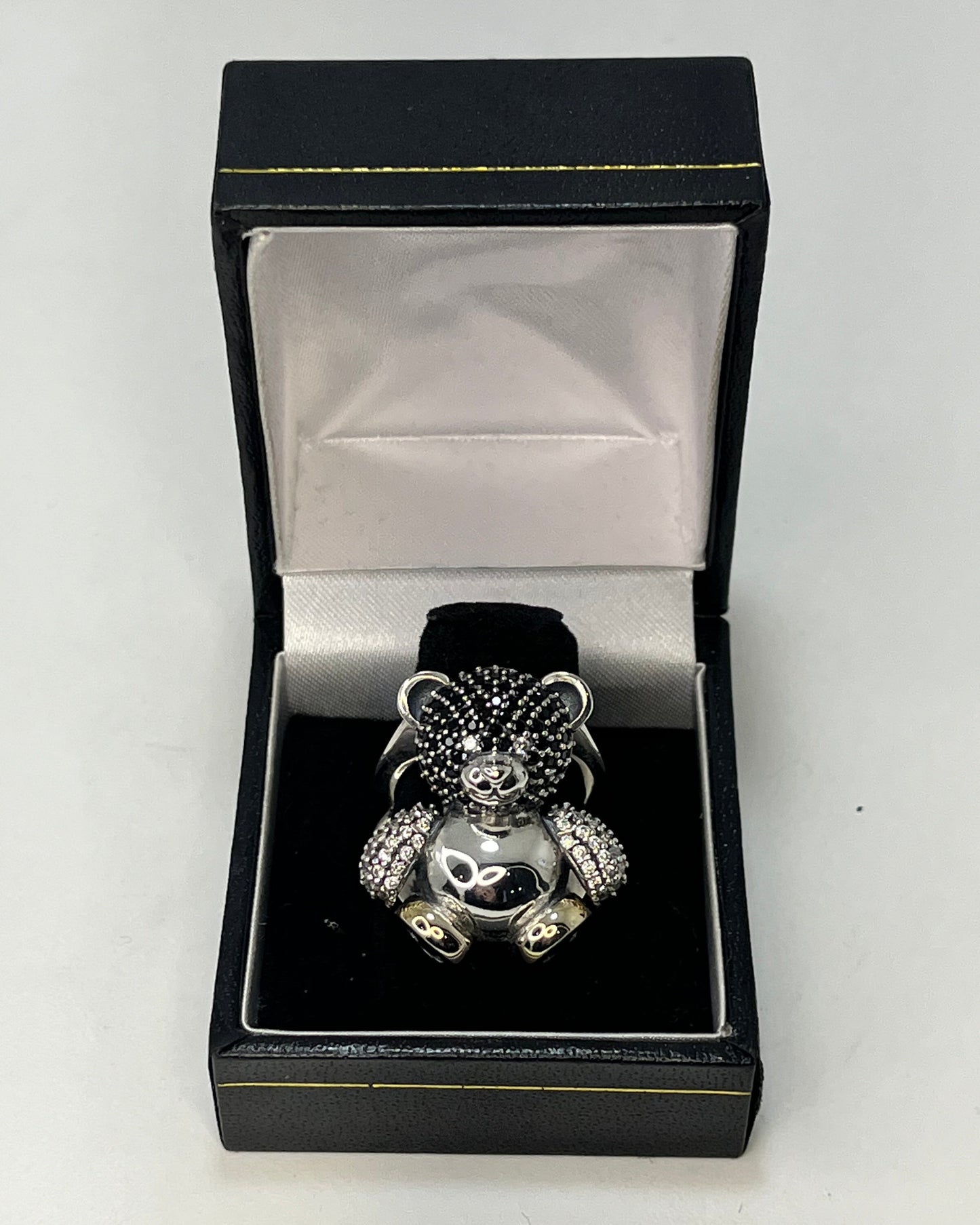 Bear Cocktail Ring Gold-Silver