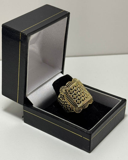 Cuadro Elegante Anillon Cover Gold