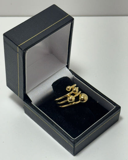 Círculos Anillo Geométrico Cover Gold